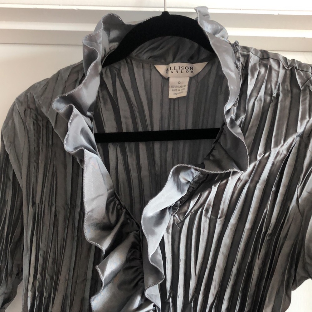 Allison Tailor Ruffled Wrap Top - Picture 7 of 12